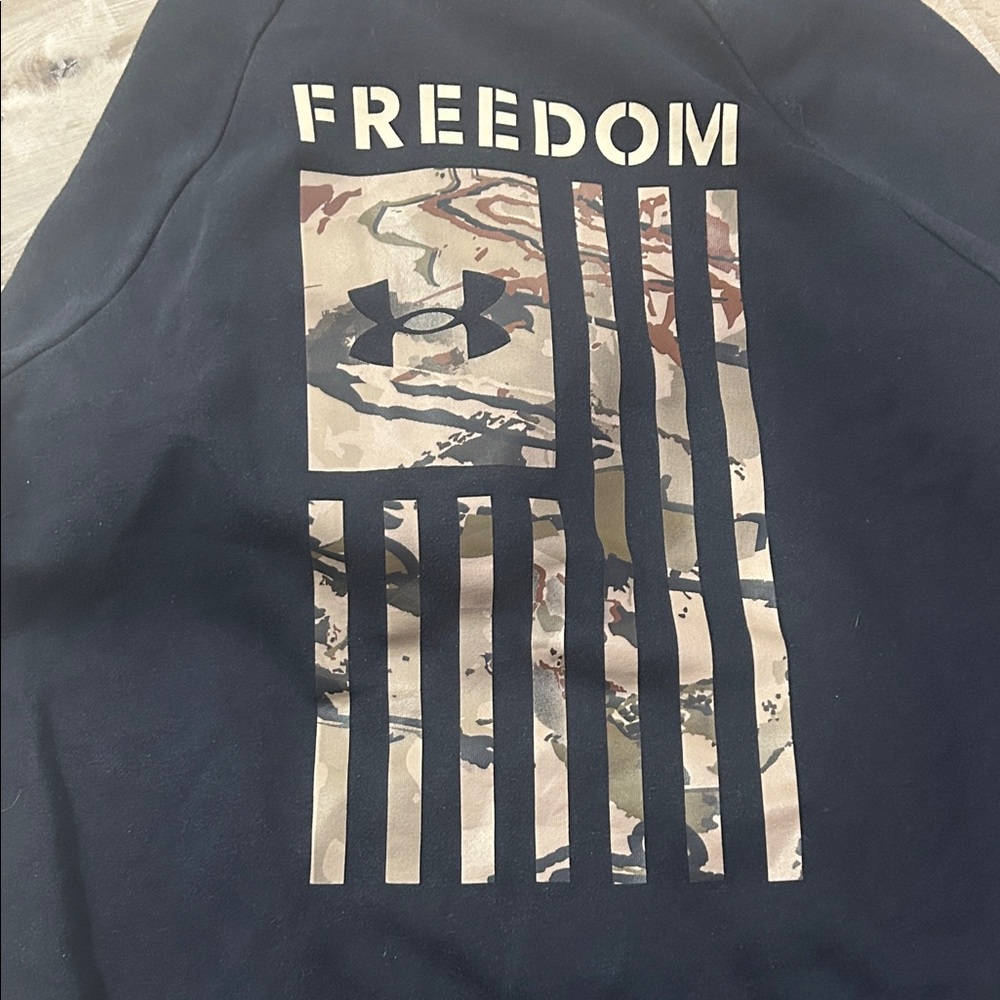 Under Armour Men's Black Freedom Hoodie